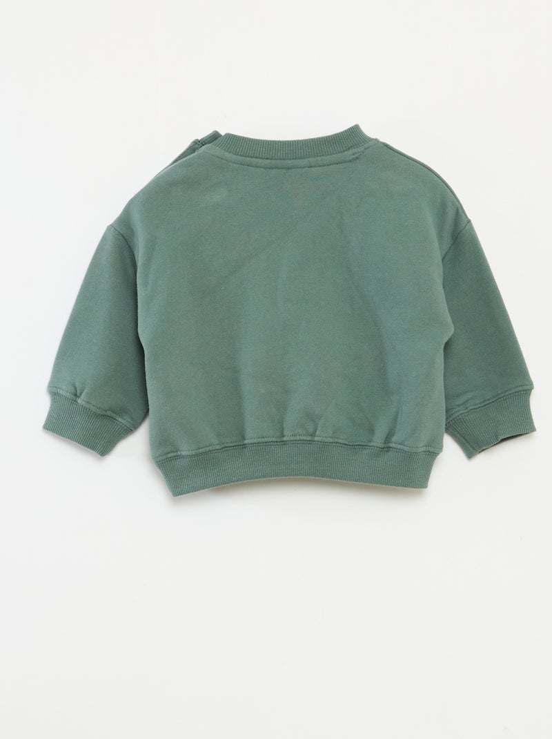 Katoenen kerstsweater 'Disney' 'Stitch' Groen - Kiabi