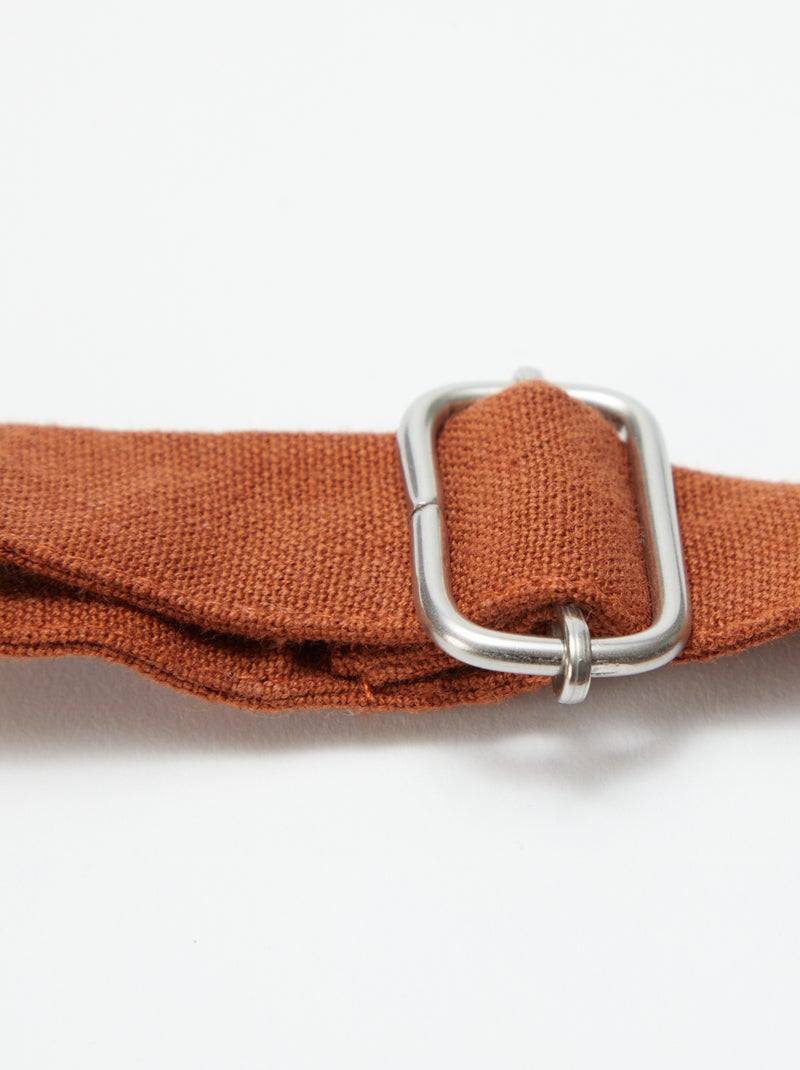 Katoenen keukenschort BRUIN - Kiabi