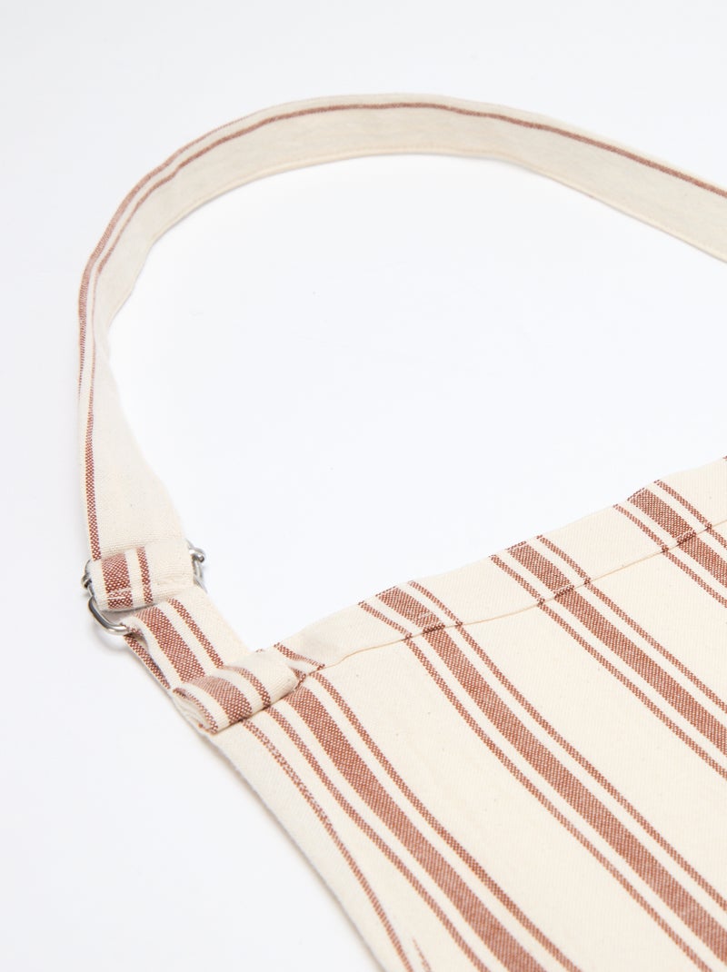 Katoenen keukenschort Bruin - Kiabi