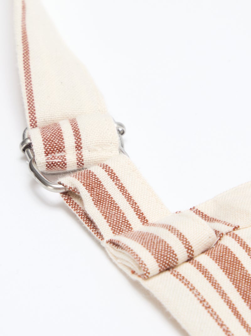 Katoenen keukenschort Bruin - Kiabi