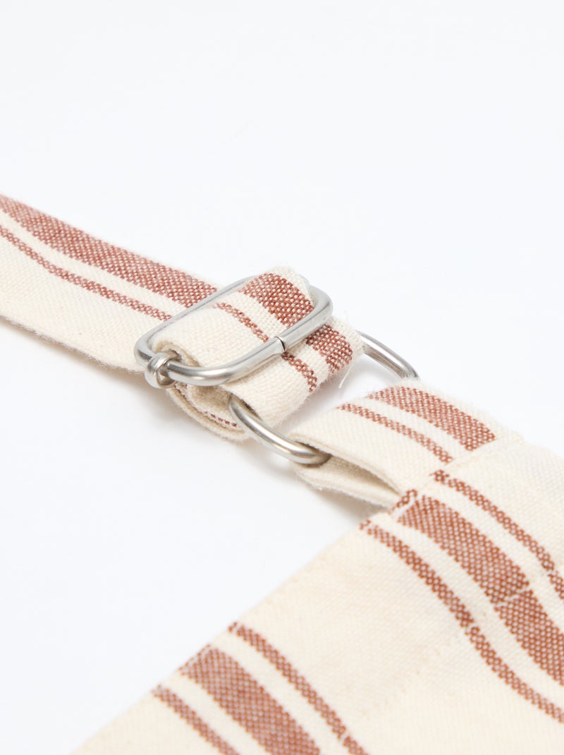 Katoenen keukenschort Bruin - Kiabi