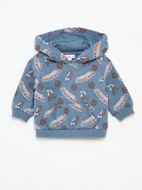 Katoenen Marvel-hoodie met Spiderman-print - Kiabi