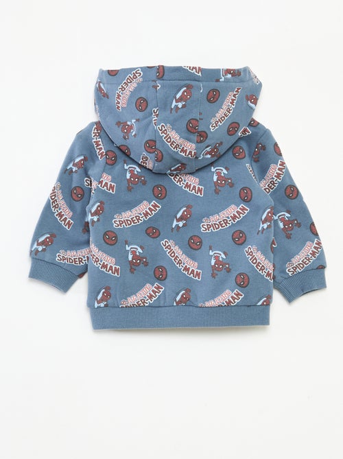 Katoenen Marvel-hoodie met Spiderman-print - Kiabi