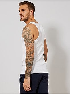 Katoenen mouwloze top - Kiabi