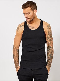 Katoenen mouwloze top - Kiabi