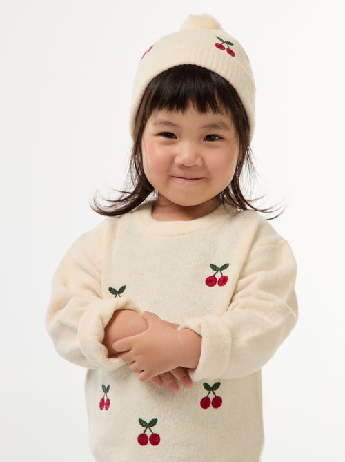 Katoenen muts met borduursel - Kiabi