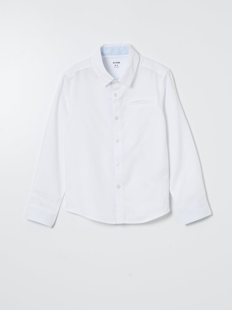 Katoenen overhemd BLAUW - Kiabi