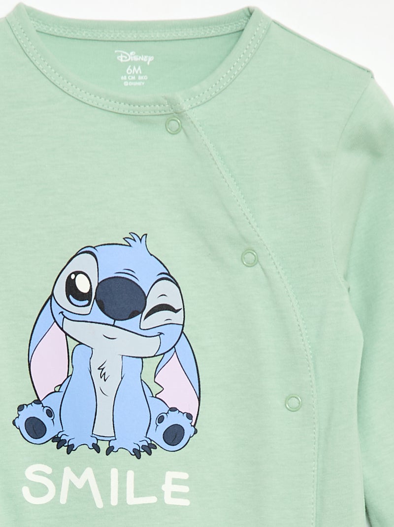 Katoenen pyjama 'Disney' Groen - Kiabi