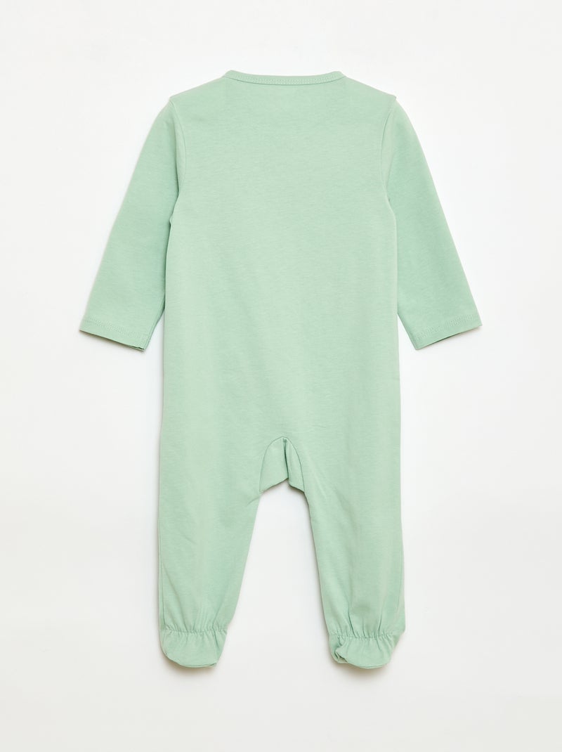 Katoenen pyjama 'Disney' Groen - Kiabi