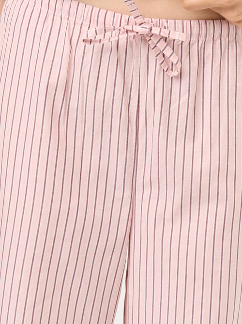 Katoenen pyjamaset - T-shirt + broek - Kiabi