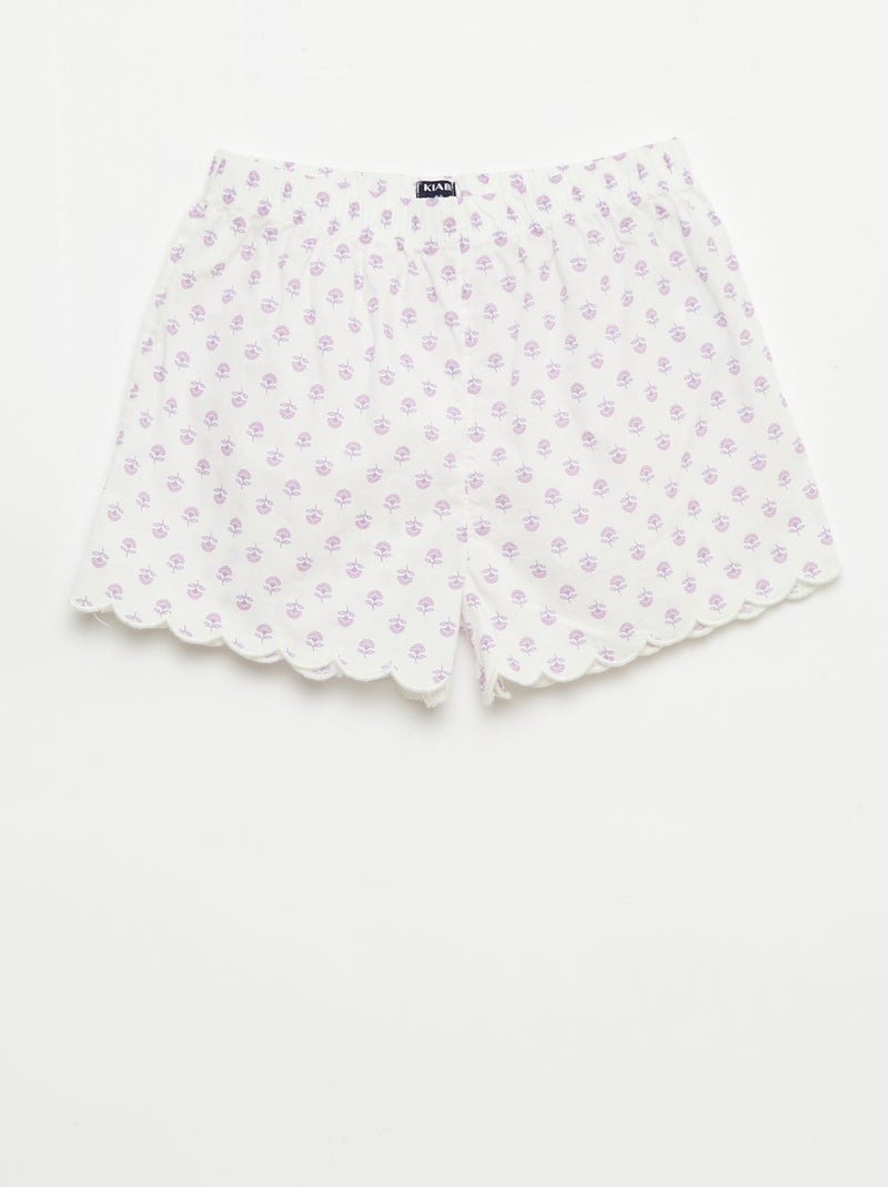 Katoenen pyjamaset Roze - Kiabi