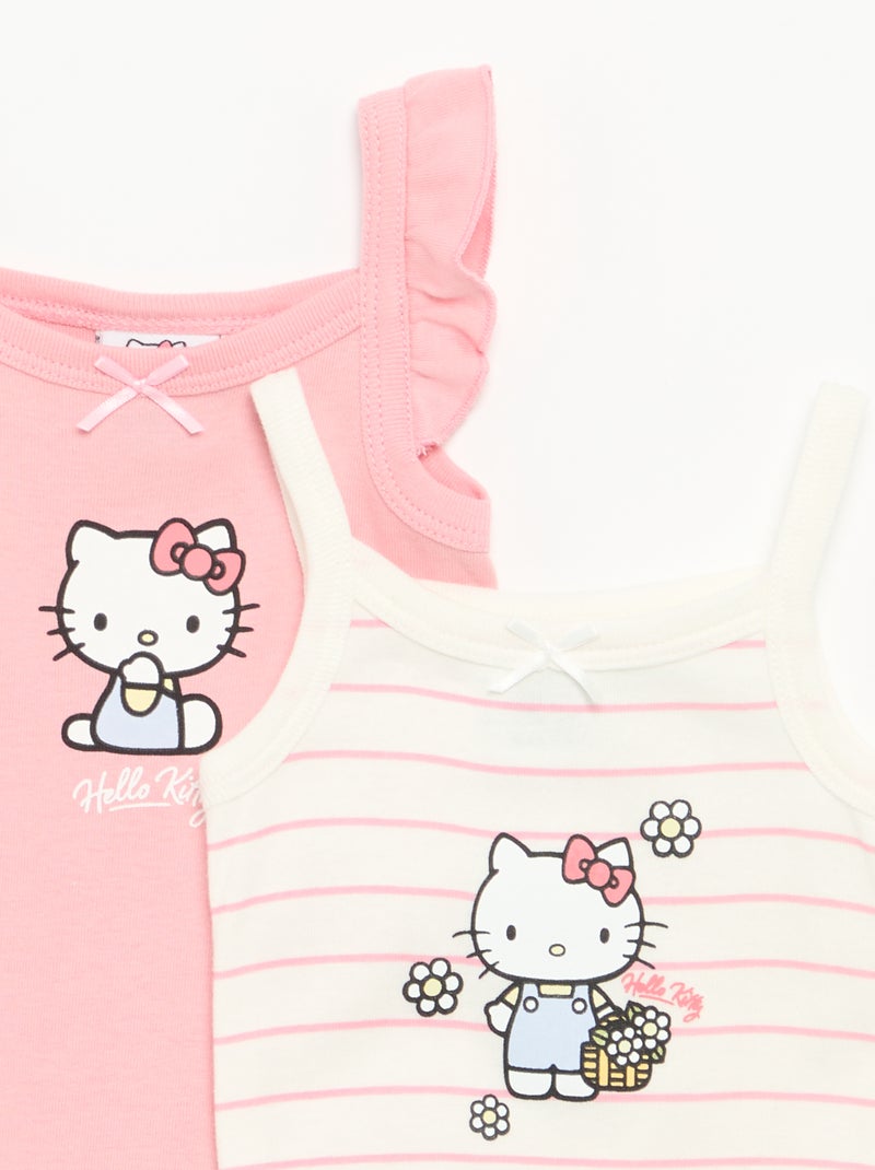 Katoenen rompertjes 'Hello Kitty' Rose - Kiabi
