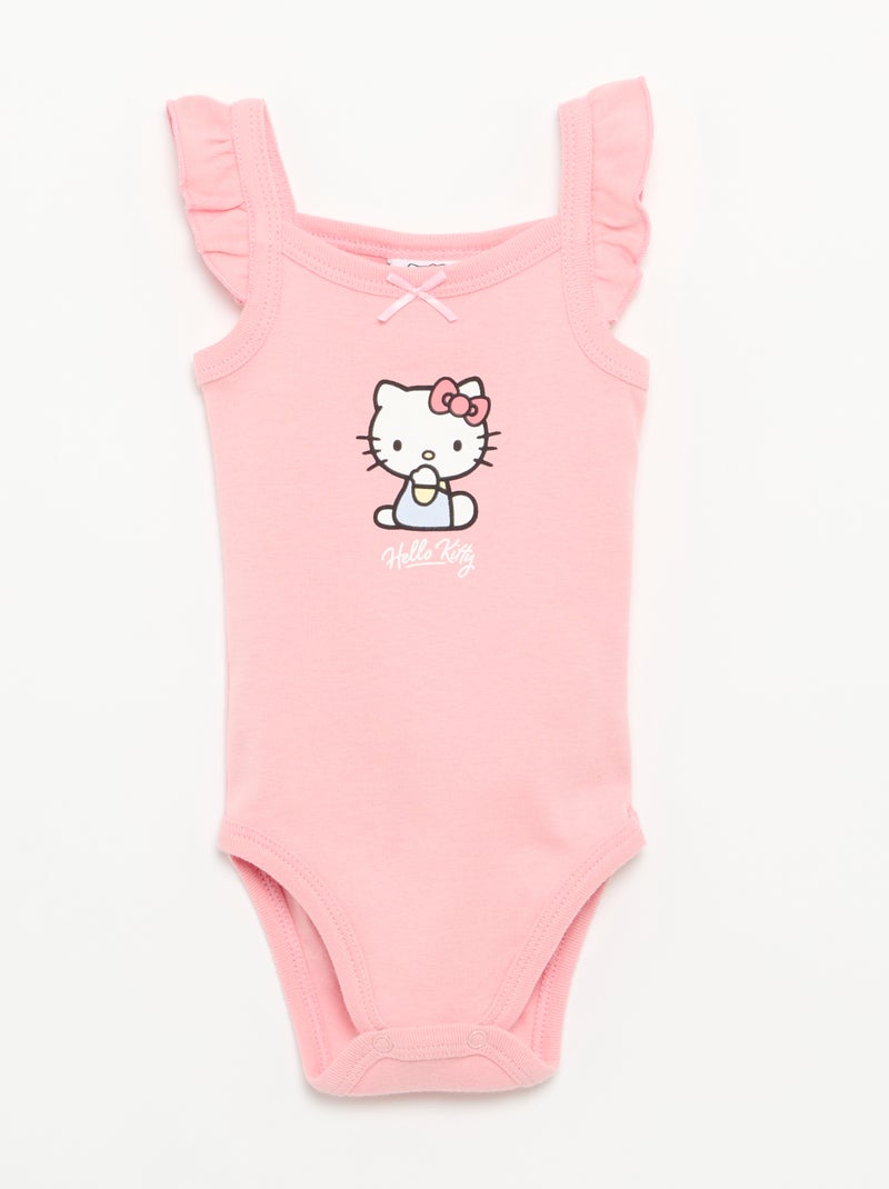 Katoenen rompertjes 'Hello Kitty' Rose - Kiabi