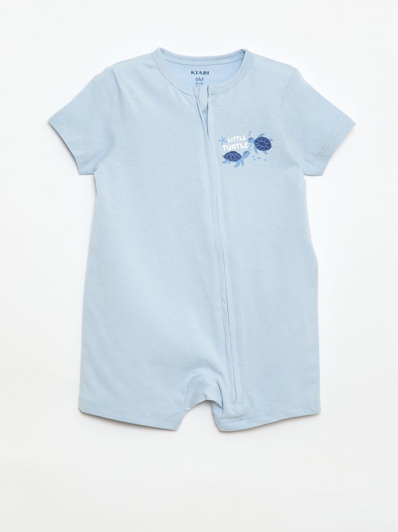 Katoenen slaappak Blauw - Kiabi