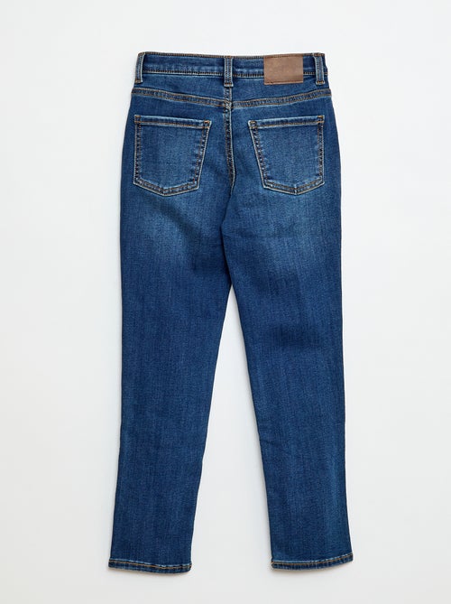 Katoenen slim-fit broek van stretchdenim - Kiabi