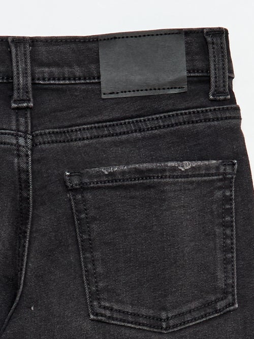 Katoenen slim-fit broek van stretchdenim - Kiabi