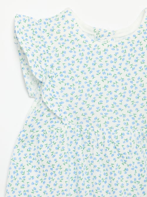 Katoenen speelpakje met print - Kiabi Katoenen speelpakje met print - Kiabi
