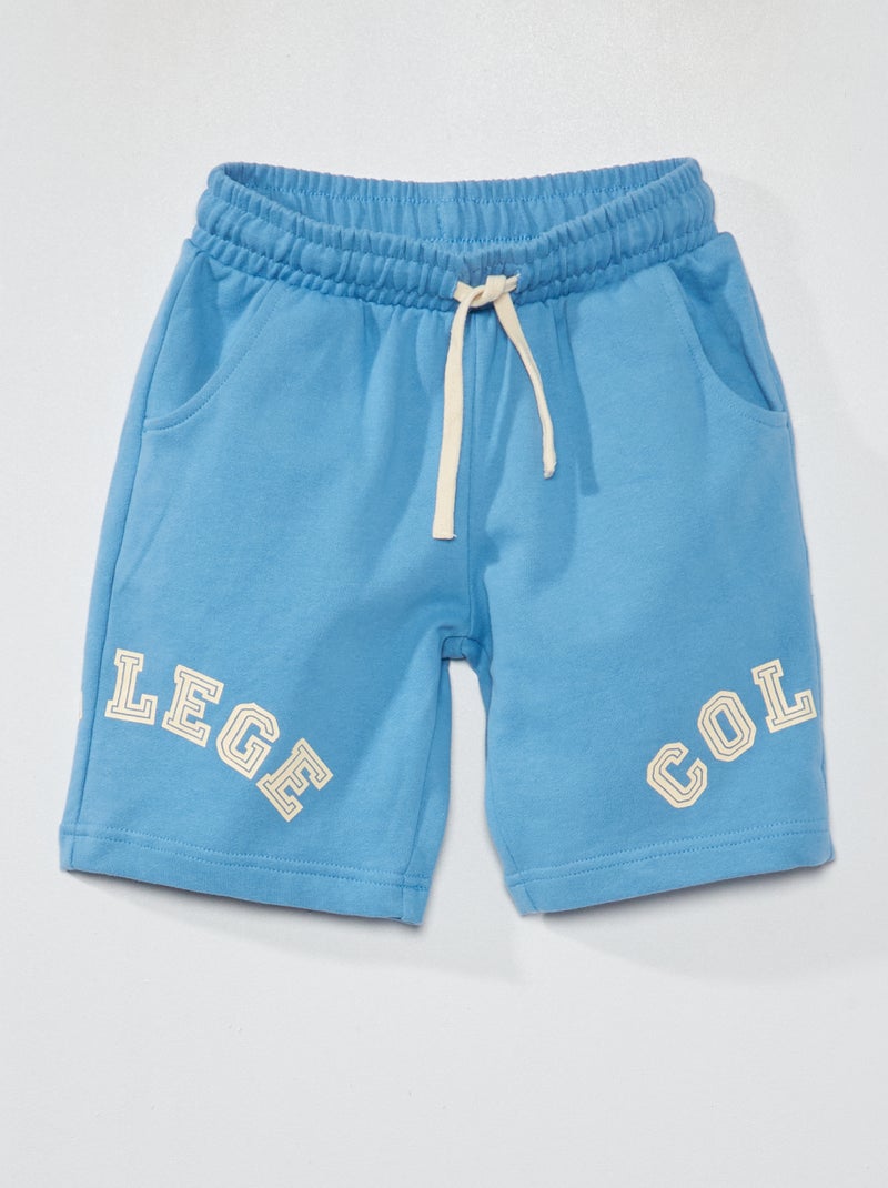 Katoenen sportshort WIT - Kiabi
