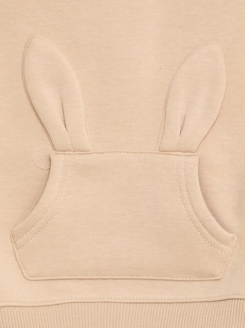 Katoenen sweater met applicatie - Kiabi