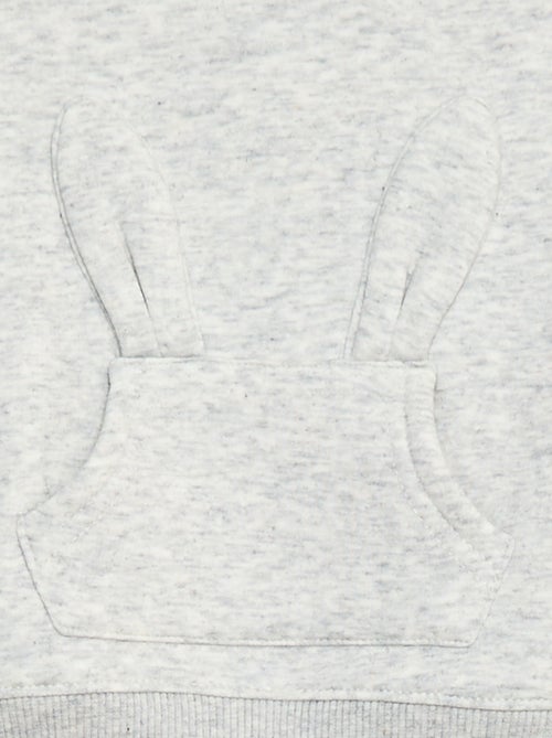 Katoenen sweater met applicatie - Kiabi