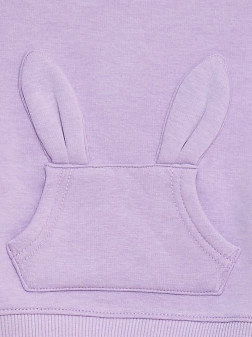 Katoenen sweater met applicatie - Kiabi