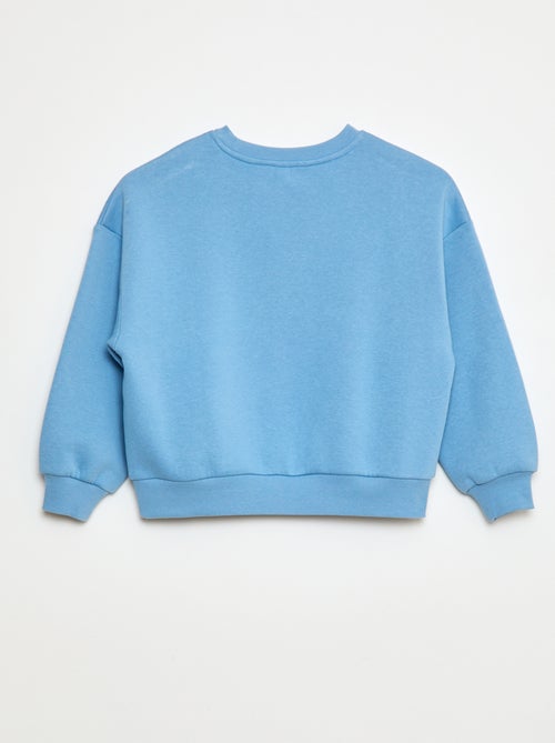 Katoenen sweater met motiefje op de rug - Kiabi