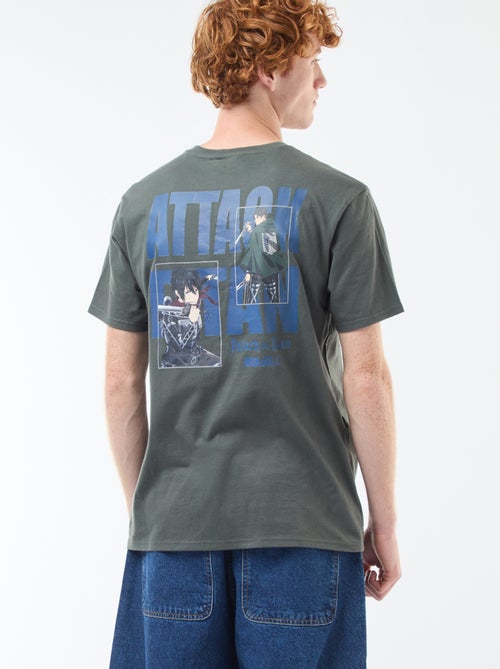 Katoenen T-shirt 'Attack on Titan' - Kiabi
