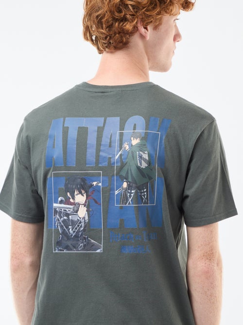 Katoenen T-shirt 'Attack on Titan' - Kiabi
