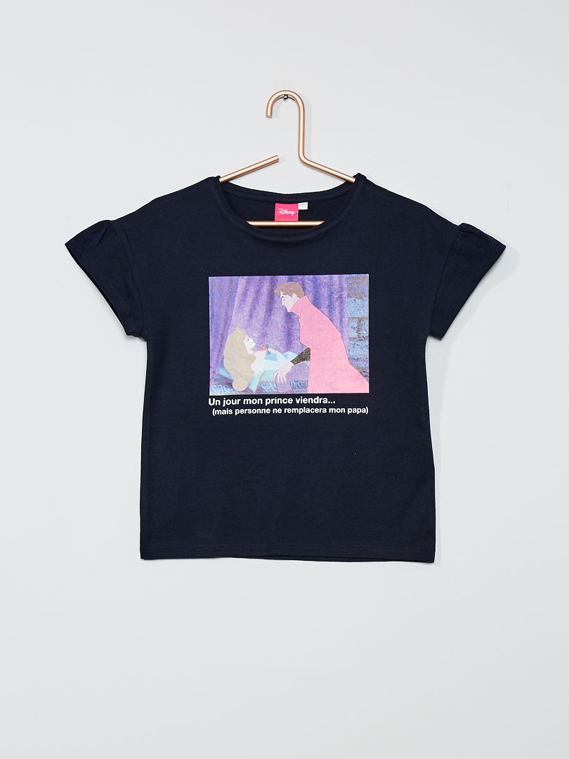 Katoenen T-shirt 'Disney' BLAUW - Kiabi