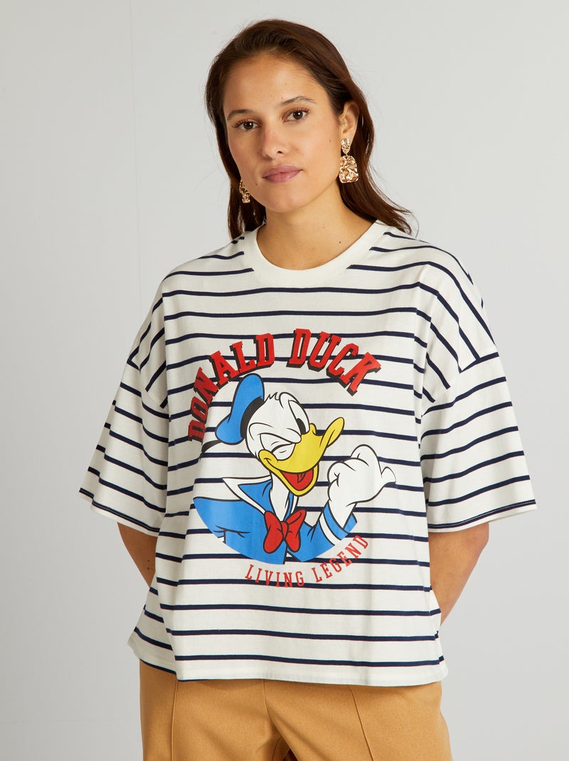 Katoenen T-shirt 'Donald Duck' van 'Disney' WIT - Kiabi