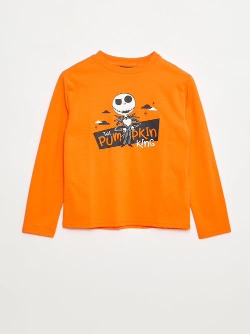 Katoenen T-shirt Halloween 'Jack Skellington' - Kiabi