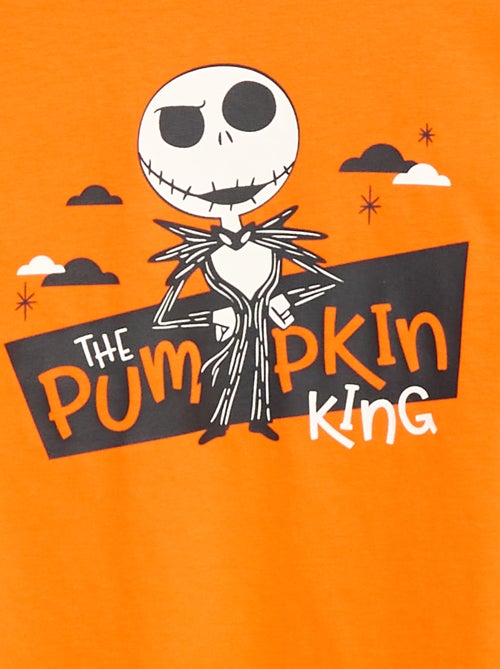 Katoenen T-shirt Halloween 'Jack Skellington' - Kiabi