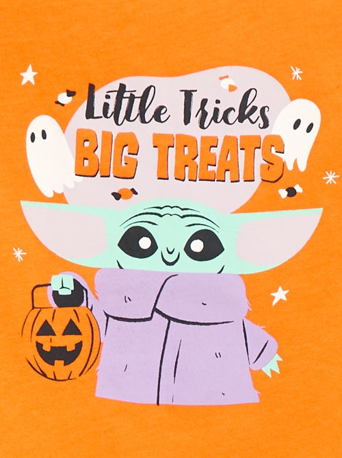 Katoenen T-shirt 'Halloween' Star Wars' 'Grogu' - Kiabi