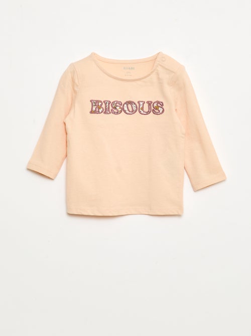 Katoenen T-shirt met leuk detail - Kiabi