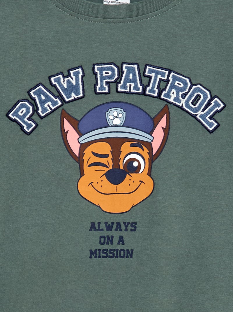 Katoenen T-shirt met 'PAW Patrol'-print Groen - Kiabi