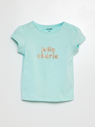 Katoenen T-shirt met print