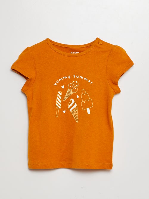 Katoenen T-shirt met print - Kiabi