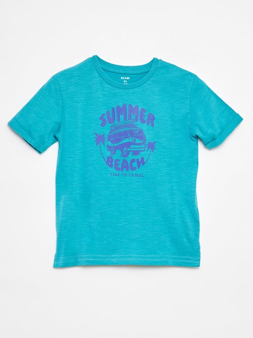 Katoenen T-shirt met print - Kiabi