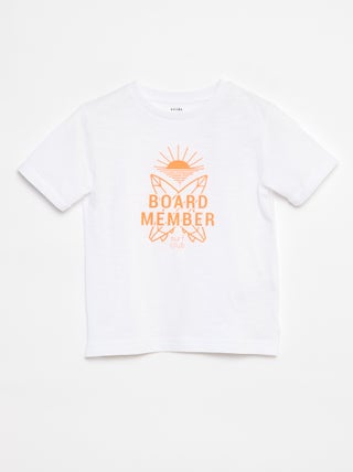 Katoenen T-shirt met print