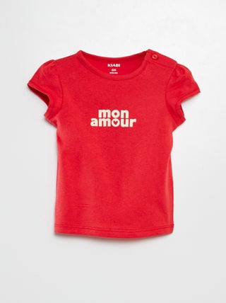 Katoenen T-shirt met print