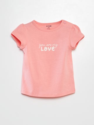 Katoenen T-shirt met print