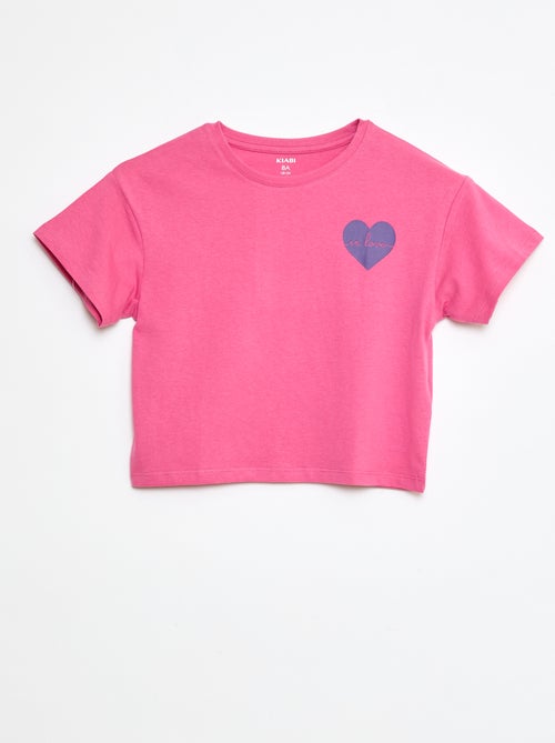 Katoenen T-shirt met print - Kiabi