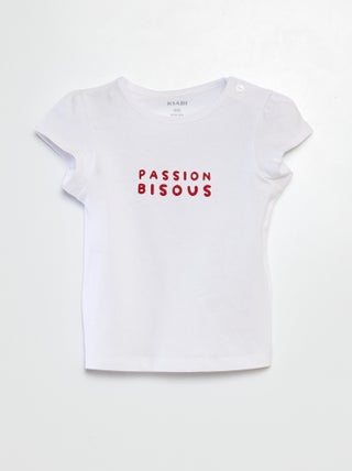 Katoenen T-shirt met print