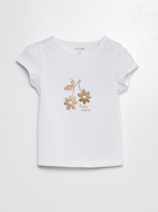Katoenen T-shirt met print