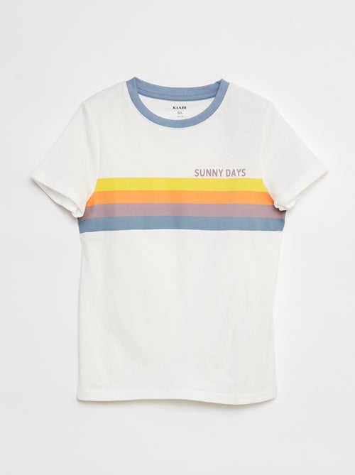 Katoenen T-shirt met print - Kiabi