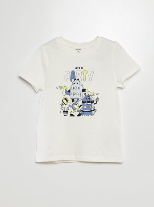 Katoenen T-shirt met print - Kiabi