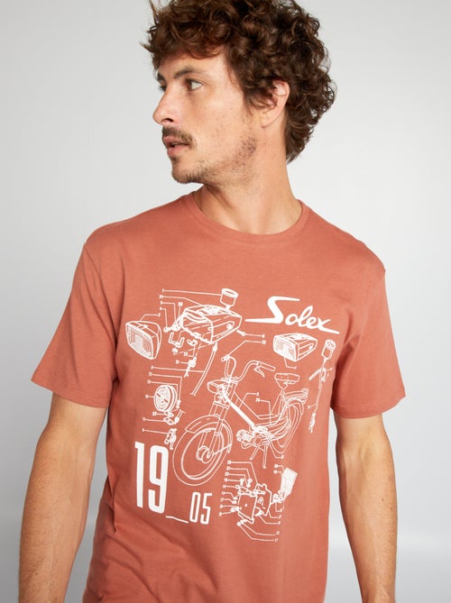 Katoenen T-shirt met Solex-print - Kiabi