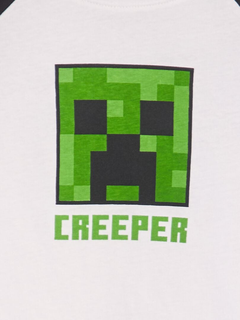 Tee shirt minecraft online kiabi