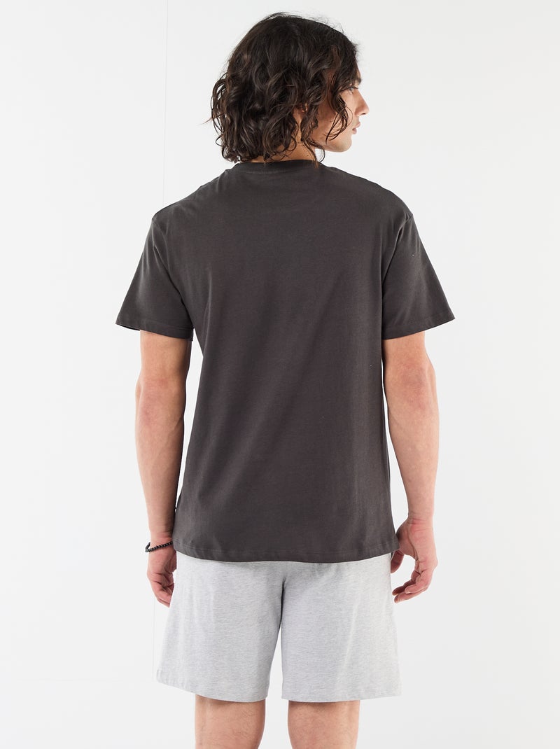 Katoenen T-shirt 'Nintendo' 'Mario Kart' 'Toad' Grijs - Kiabi