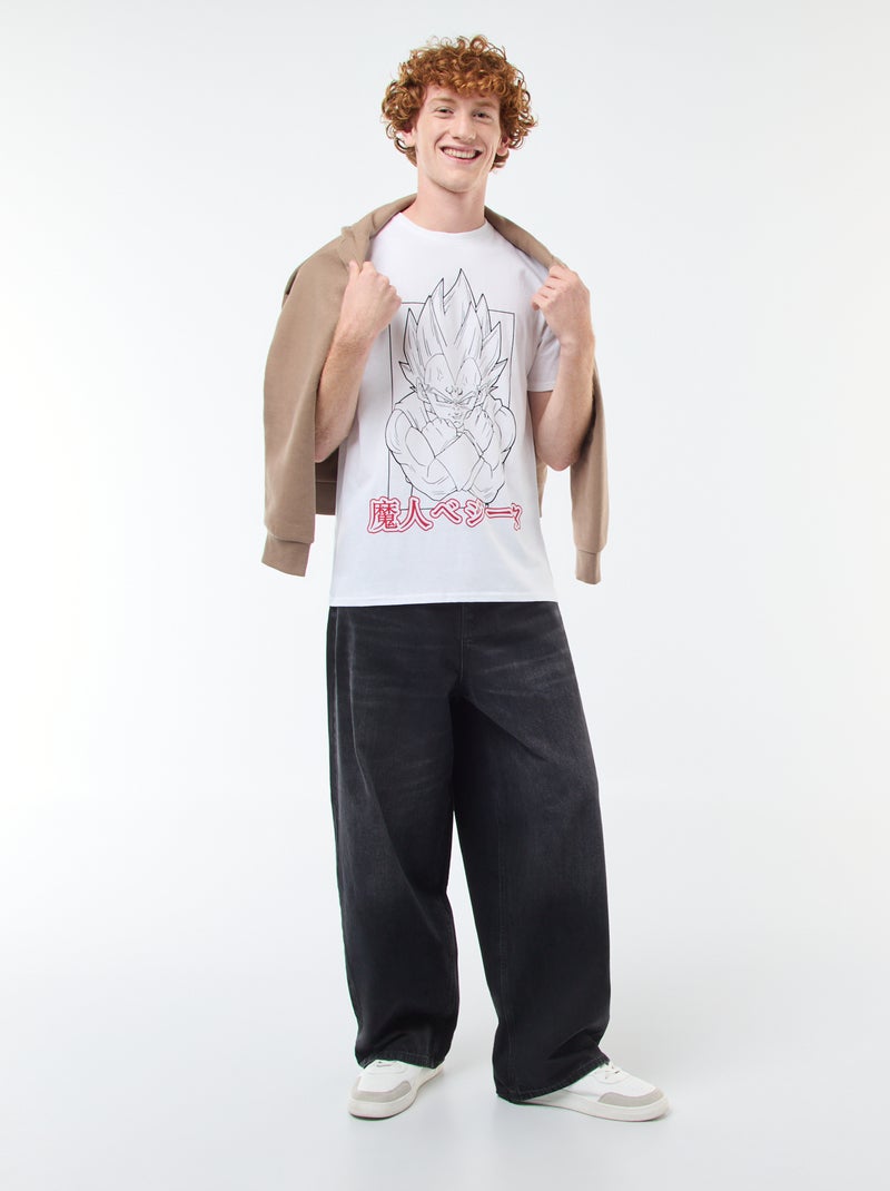 Katoenen T-shirt 'Sun City' 'Dragon Ball Z' wit - Kiabi